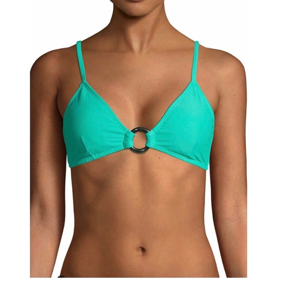 Tiffany’s green bikini top string triangle M 7-9 - Picture 2 of 6